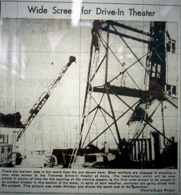 Traverse Drive-In Theatre - Old Newspaper Article From Michigandriveins